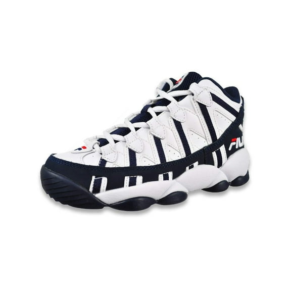 Fila Kids' Stackhouse Spaghetti Basketball Sneakers  WHT/FNVY/FRED
