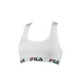 thumbnail image 1 of Fila Ladies Bustier - Unpadded Bra, Without Hanger, Cotton, Unicolor White S (Small), 1 of 2