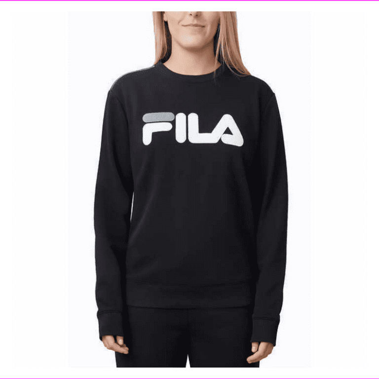 Fila Ladies Heritage French Terry Crew Sweatshirt Black Variety