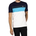 thumbnail image 1 of Fila Leary Panelled T-Shirt, Blue, 1 of 4