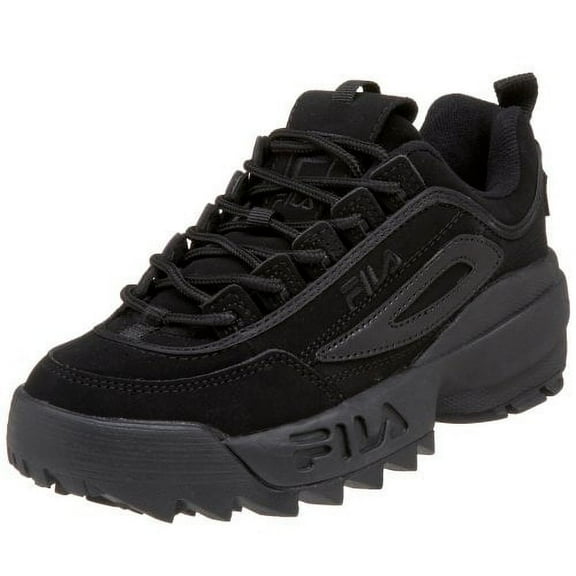 Fila Little Kid/Big Kid Disruptor II Sneaker TRIPLE BLACK