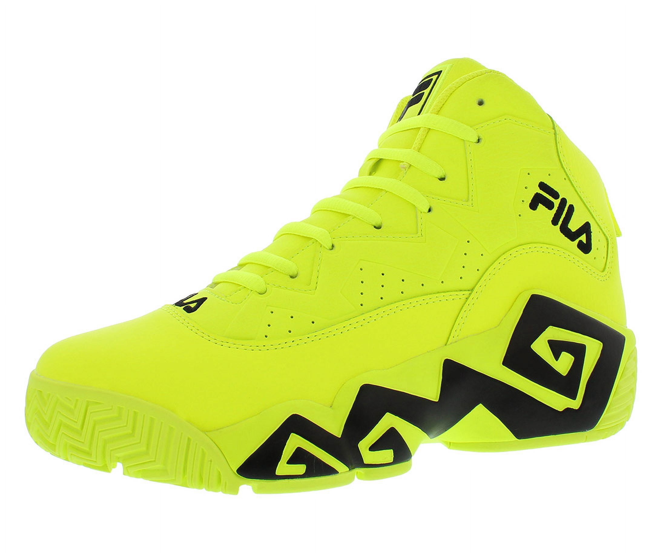 yellow high top filas