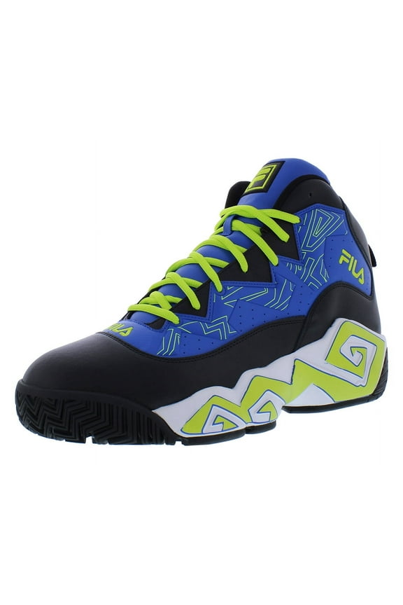 MB Mens Shoes Size 15, Color: Prime Blue/Black/Lime Punch