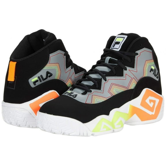 Fila MB Stitch Sneakers Monument Black Shocking Orange Size Model Number