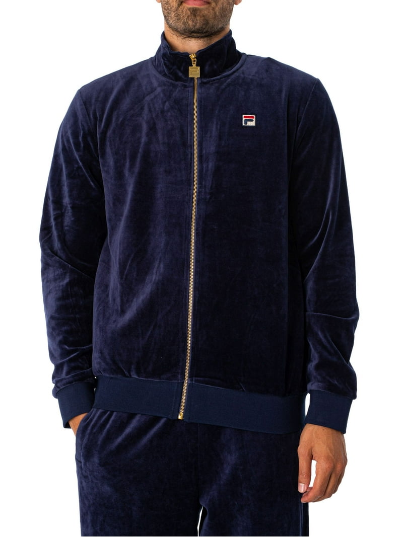 Fila Marc Velour Track Jacket, Blue - Walmart.com