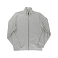 thumbnail image 1 of Fila Match Fleece Full Zip Mens Jackets Size L, Color: Grey Heather, 1 of 4
