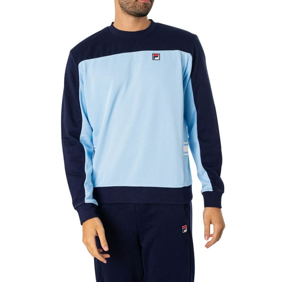 Fila Matt Colour Block Sweatshirt, Blue