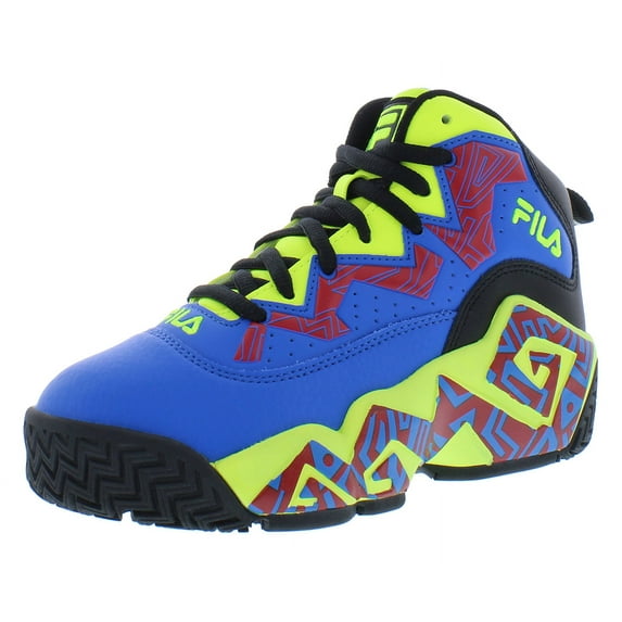 Fila Mb Boys Shoes Size 1.5, Color: Blue/Lime