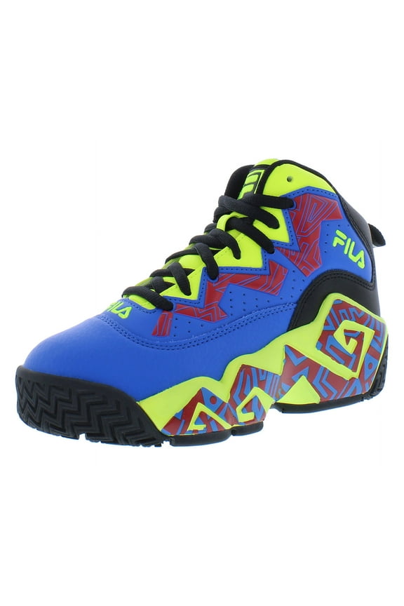 Mb Boys Shoes Size 11.5, Color: Blue/Lime