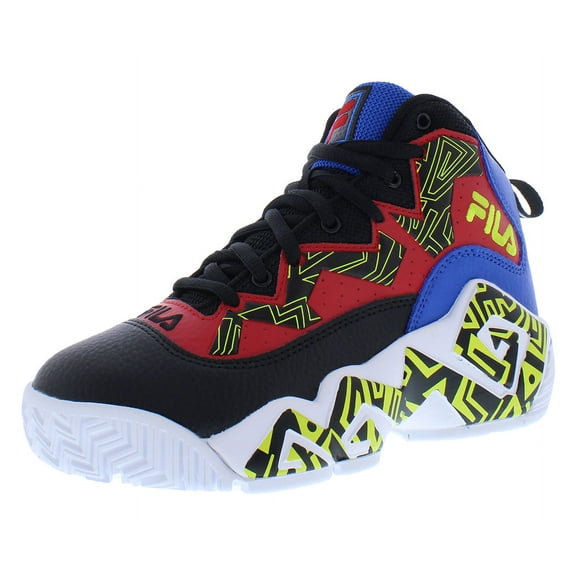 Fila Mb Boys Shoes Size 4, Color: Black/Red/Blue