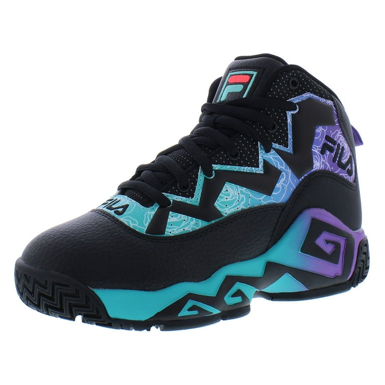 Fila Mb Boys Shoes Size 4, Color: Black/Teal