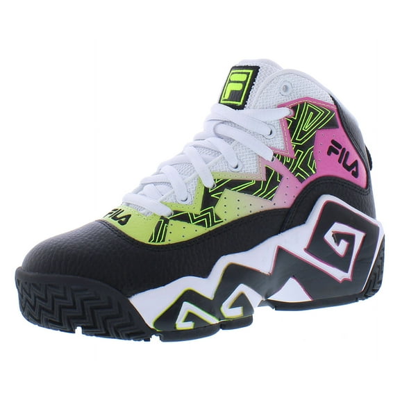 Fila Mb Girls Shoes Size 13.5, Color: Black/Pink/Yellow