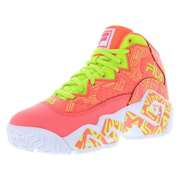 Fila Mb Girls Shoes Size 5, Color: Pink/Yellow