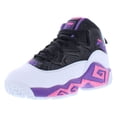thumbnail image 1 of Fila Mb Night Walk Girls Shoes Size 6.5, Color: Black/White/Purple, 1 of 5