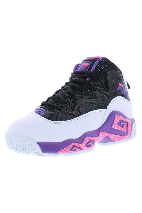 Mb Night Walk Girls Shoes Size 6, Color: Black/White/Purple