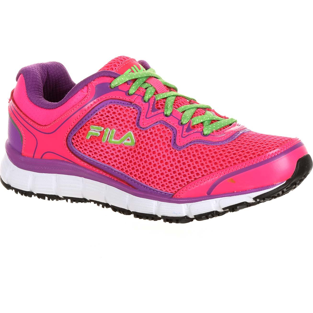 Fila Memory Fresh Start Women s Slip Resistant Work Athletic Shoe Size 5.5 M Walmart