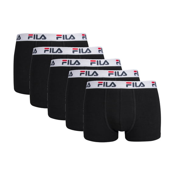 Fila Men Boxer Shorts Cotton Black Xl