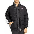 thumbnail image 1 of Fila Men White Contrast Ledger Puffer Jacket Black Size L, 1 of 2