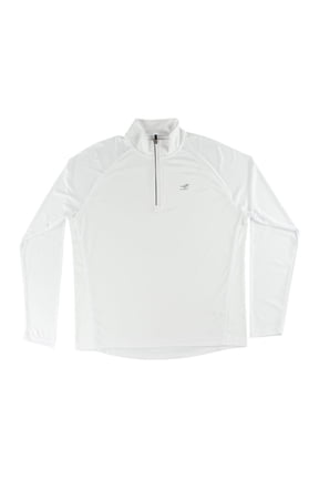 Pickleball 1/4 Zip Mens Pullovers Size L, Color: White