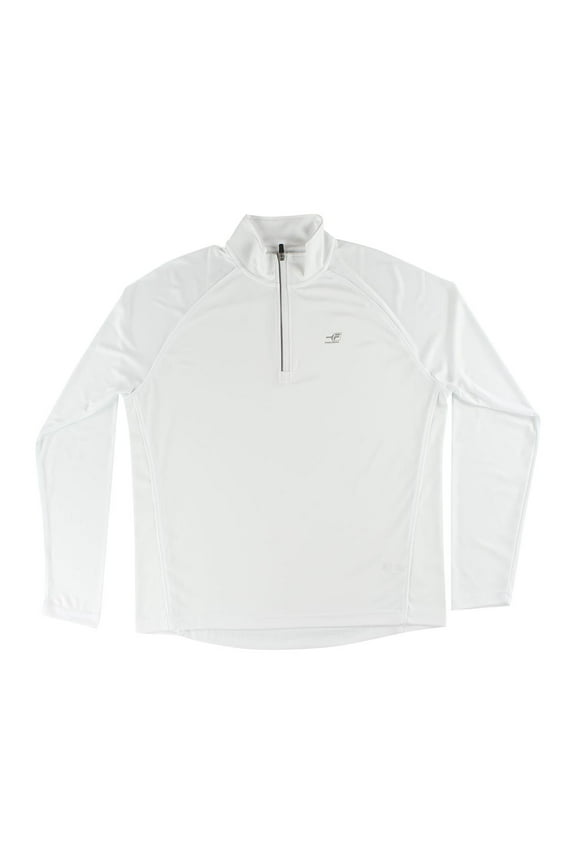 Pickleball 1/4 Zip Mens Pullovers Size M, Color: White