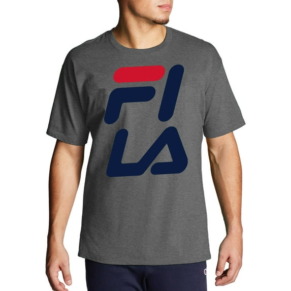 Fila Men's Big & Tall Big Logo Short Sleeve T-Shirt, Sizes XLT-6XL