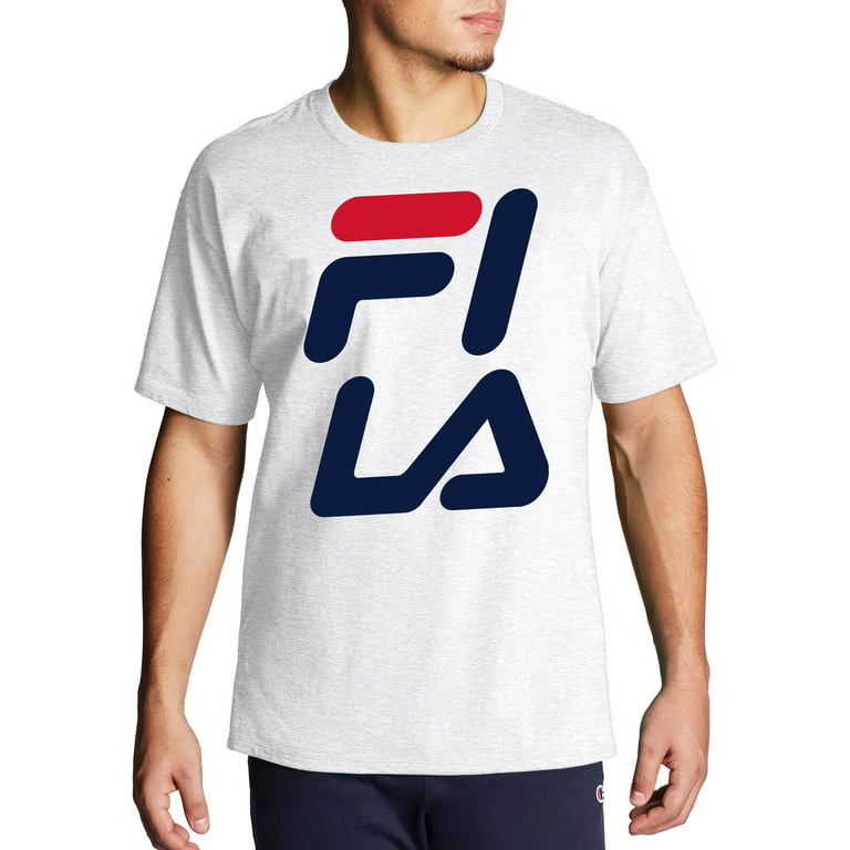 Fila Men's Big & Tall Big Logo Short Sleeve T-Shirt, Sizes XLT-6XL -