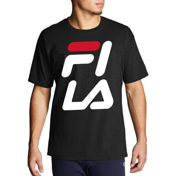 Fila Men's Big & Tall Big Logo Short Sleeve T-Shirt, Sizes XLT-6XL