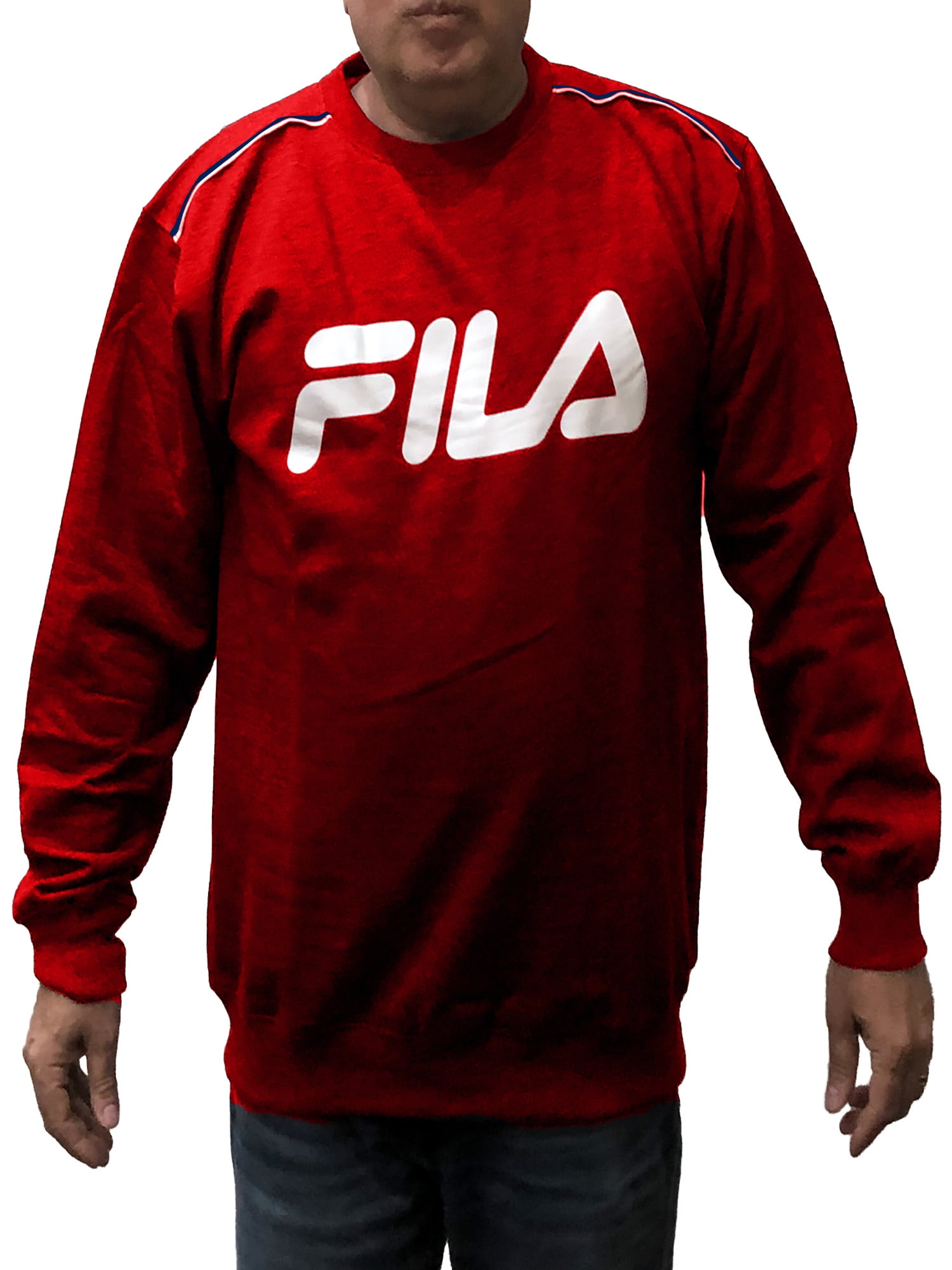 Fila Men's Tall Classic Fleece Crewneck Pullover, - Walmart.com