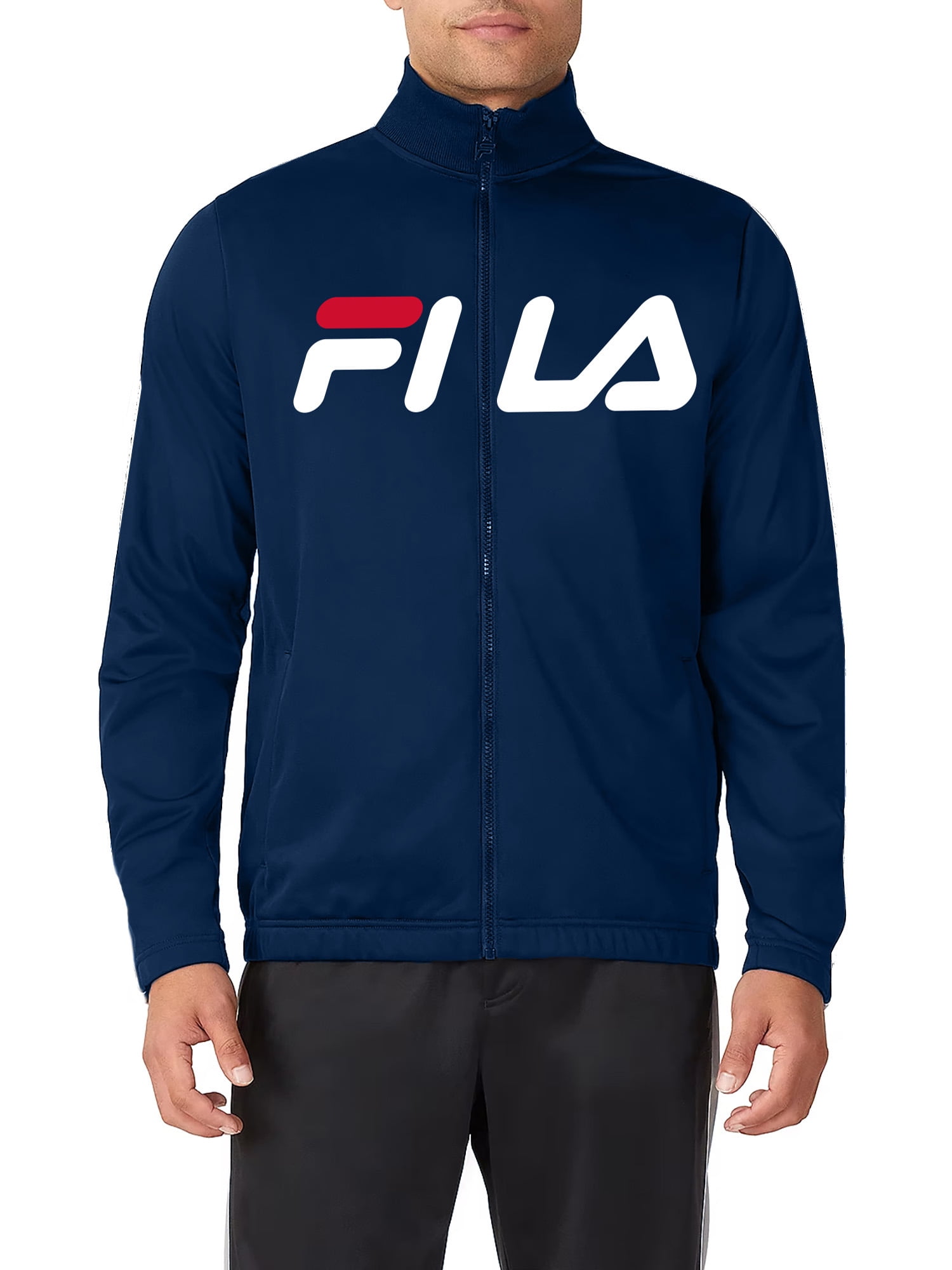 Fila Men's Big & Tall Classic Logo Full-Zip Track Jacket, Sizes XLT-6XL 