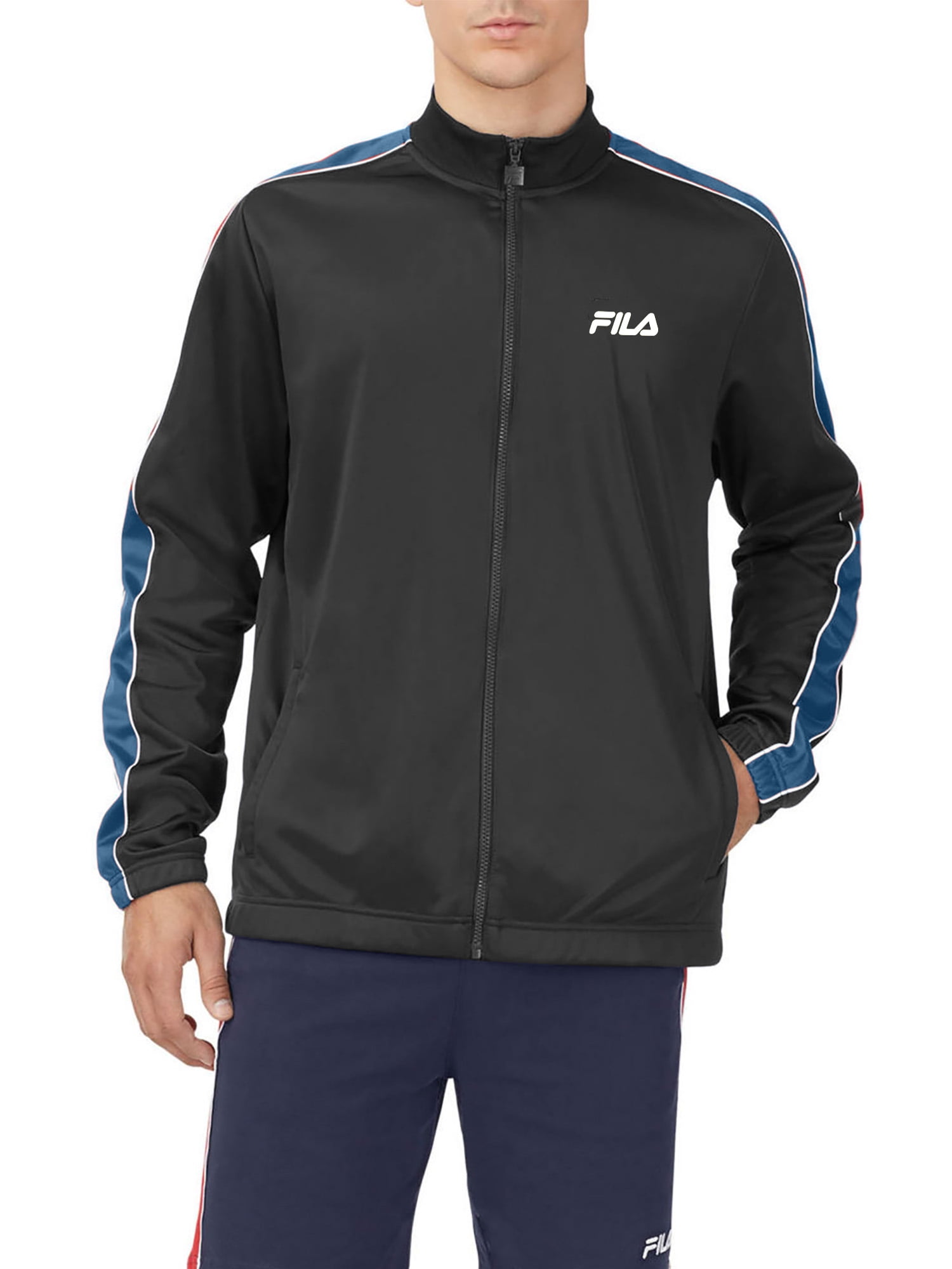 Fila Men's Big & Tall Classic Logo Full Zip Track Jacket, Sizes XLT-6XL 