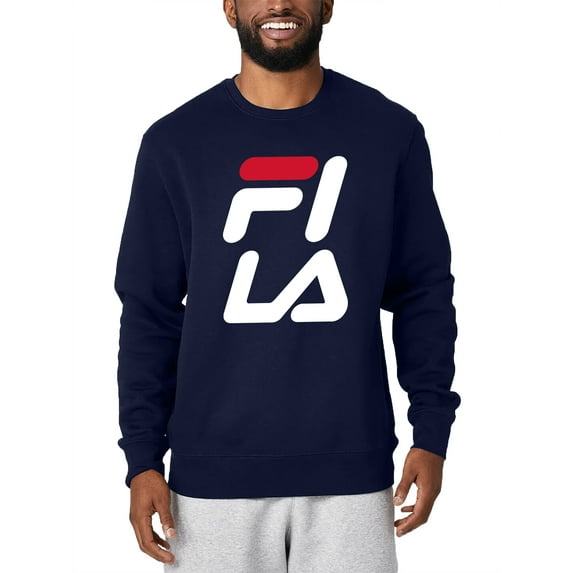 Fila Men's Big and Tall Fleece Crew Top