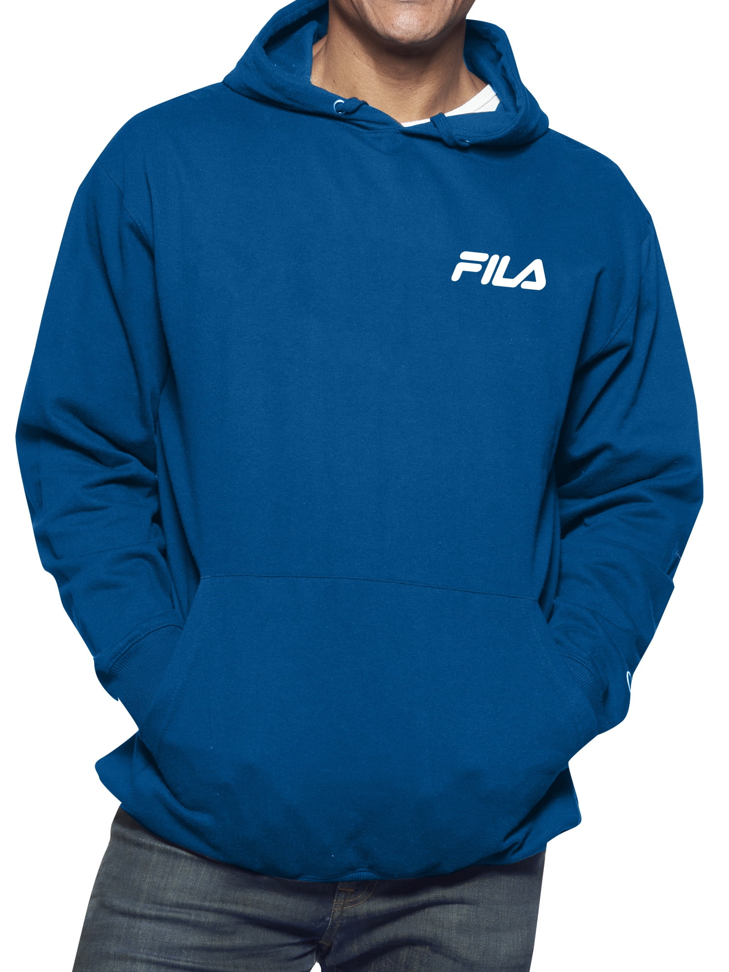 Fila men's logo fleece hoodie new arrivals
