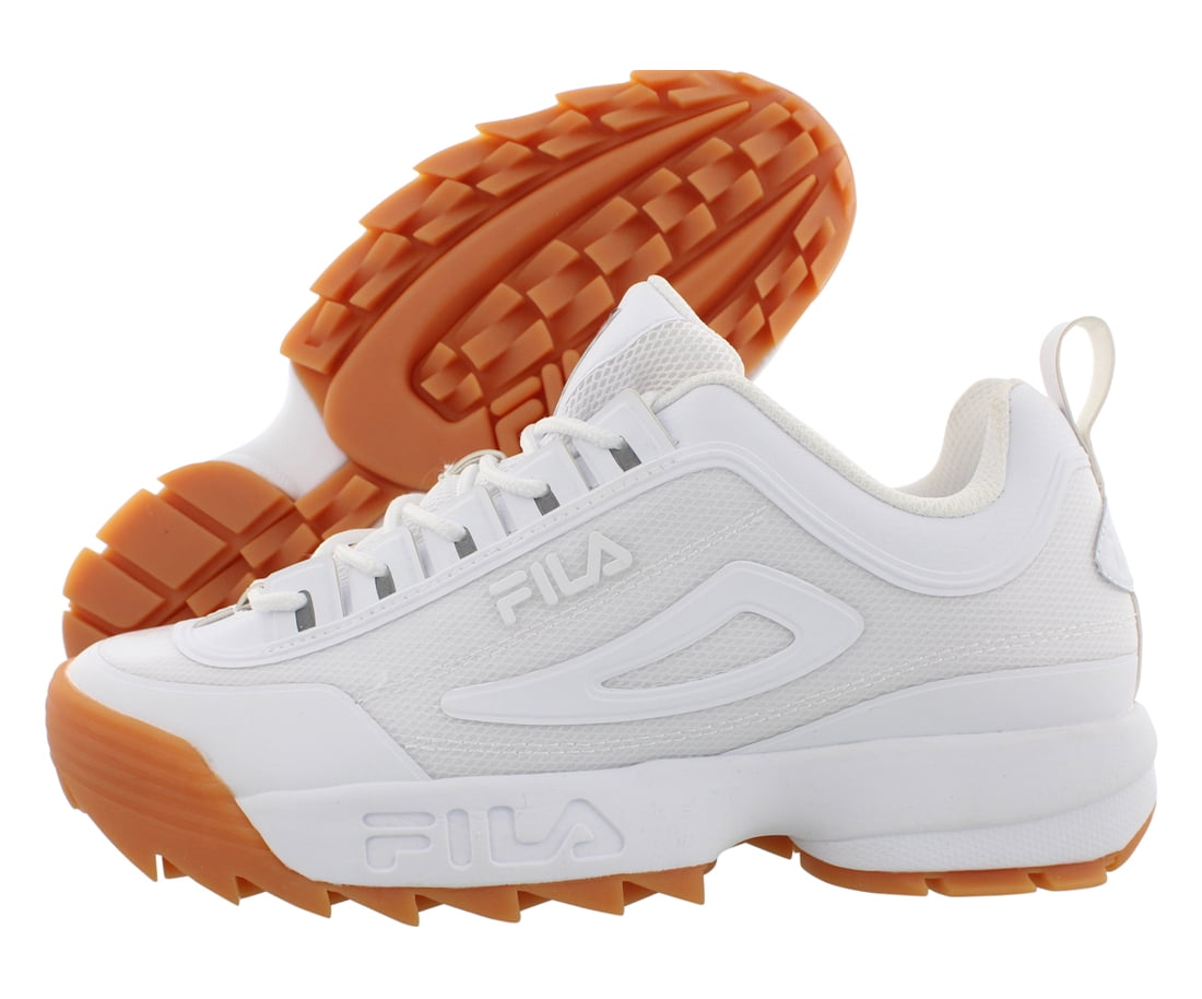 Fila Men's Disruptor II Sneaker (7, White/White/Gum) - Walmart.com