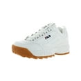 thumbnail image 1 of Fila Men's Disruptor Ii Premium White / Navy Gum Ankle-High Patent Leather Sneaker - 8.5M, 1 of 2