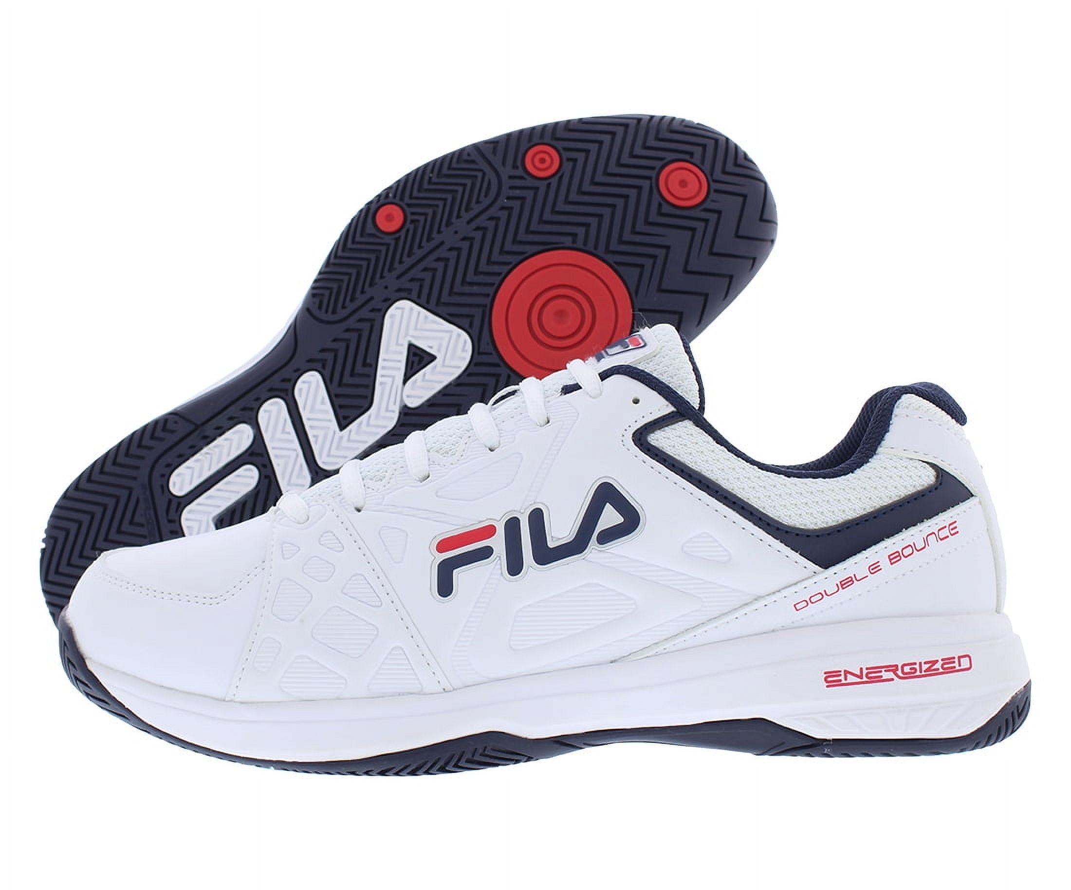 Fila Double Bounce 3 Mens Shoes Size 9.5, Color: White/Navy  display picture 1