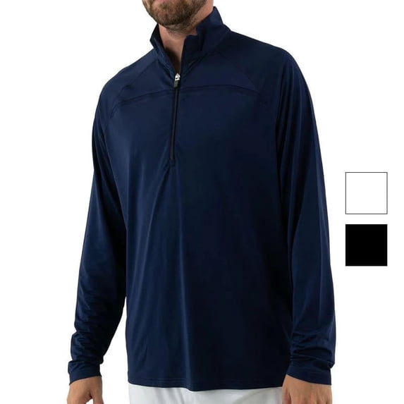 Fila Men`s Essentials Half Zip Tennis top ( XX-Large Fila Navy )