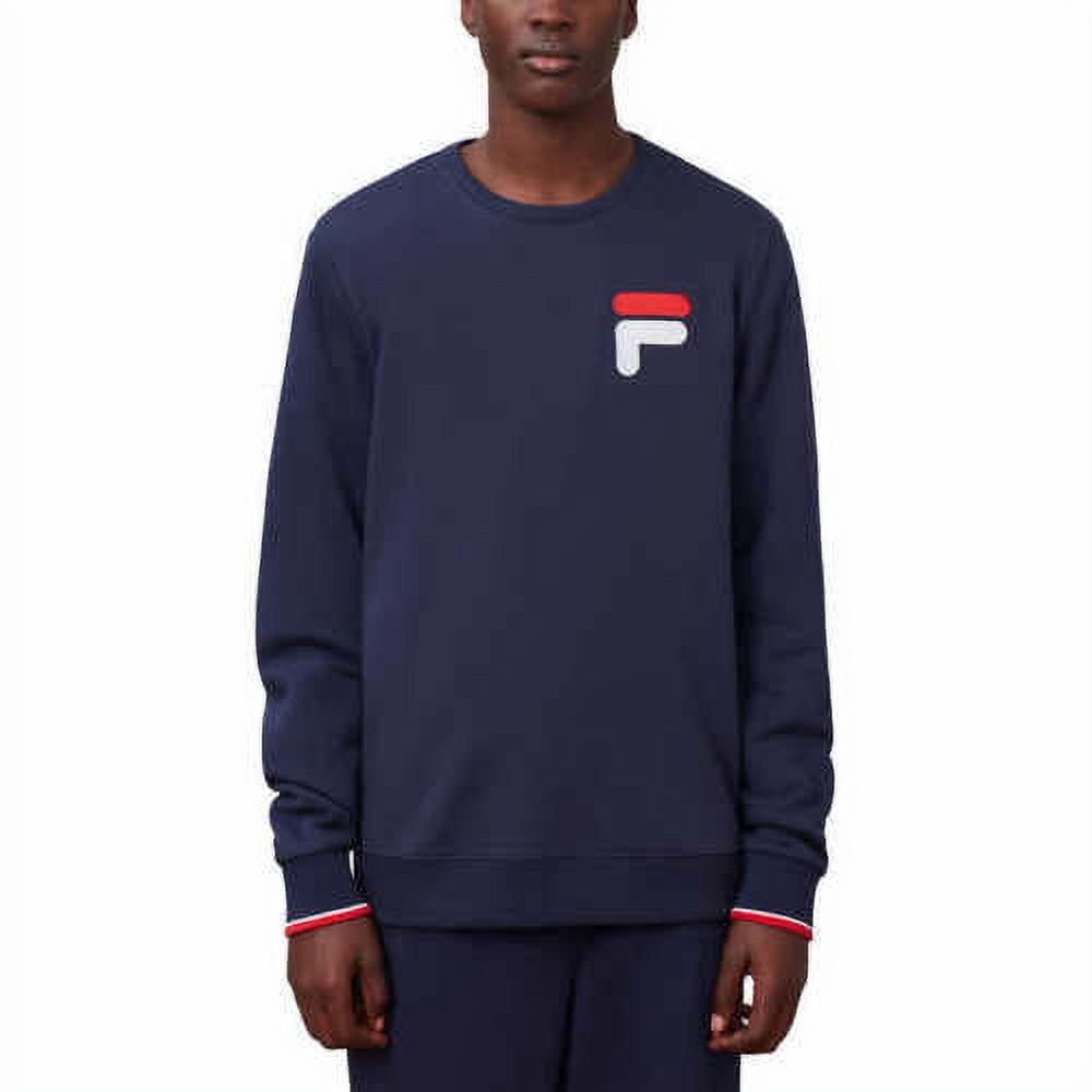 Navy blue fila sweatshirt hot sale
