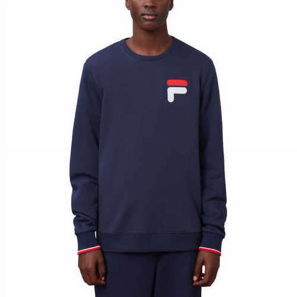 Fila Mens Fila Navy Blue Sweatshirt Fila Men's French Terry Crew