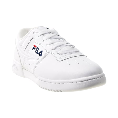 Fila Men's Original Fitness Lea Classic Sneaker, White / Navy / Red - Size M 10