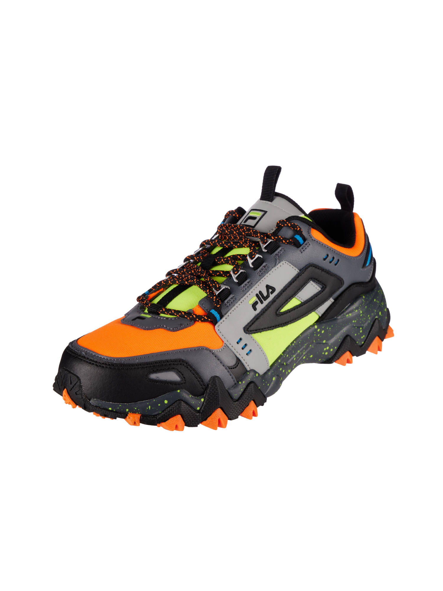 Fila Men's Shor/Blk/Sfty Oakmont Trail Running Shoes - 11M - Walmart.com