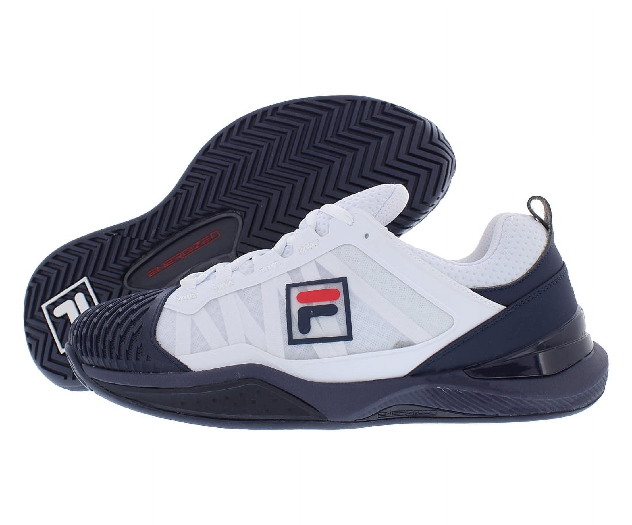 Fila Speedserve Energized Mens Shoes Size 12, Color: White/Navy