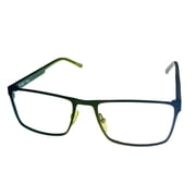 Fila Mens Black Rectangle Metal Eyewear Frame VF9940. 531. 54mm