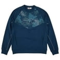 thumbnail image 1 of Fila Mens Blue Camouflage French Terry Crew Pullover Sweatshirt Medium, 1 of 1