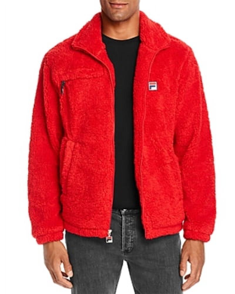 Fila Mens Bridgewater Sherpa Jacket Small Chinese Red - image 1 of 5
