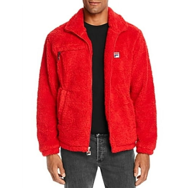 Fila Mens Bridgewater Sherpa Jacket Small Chinese Red