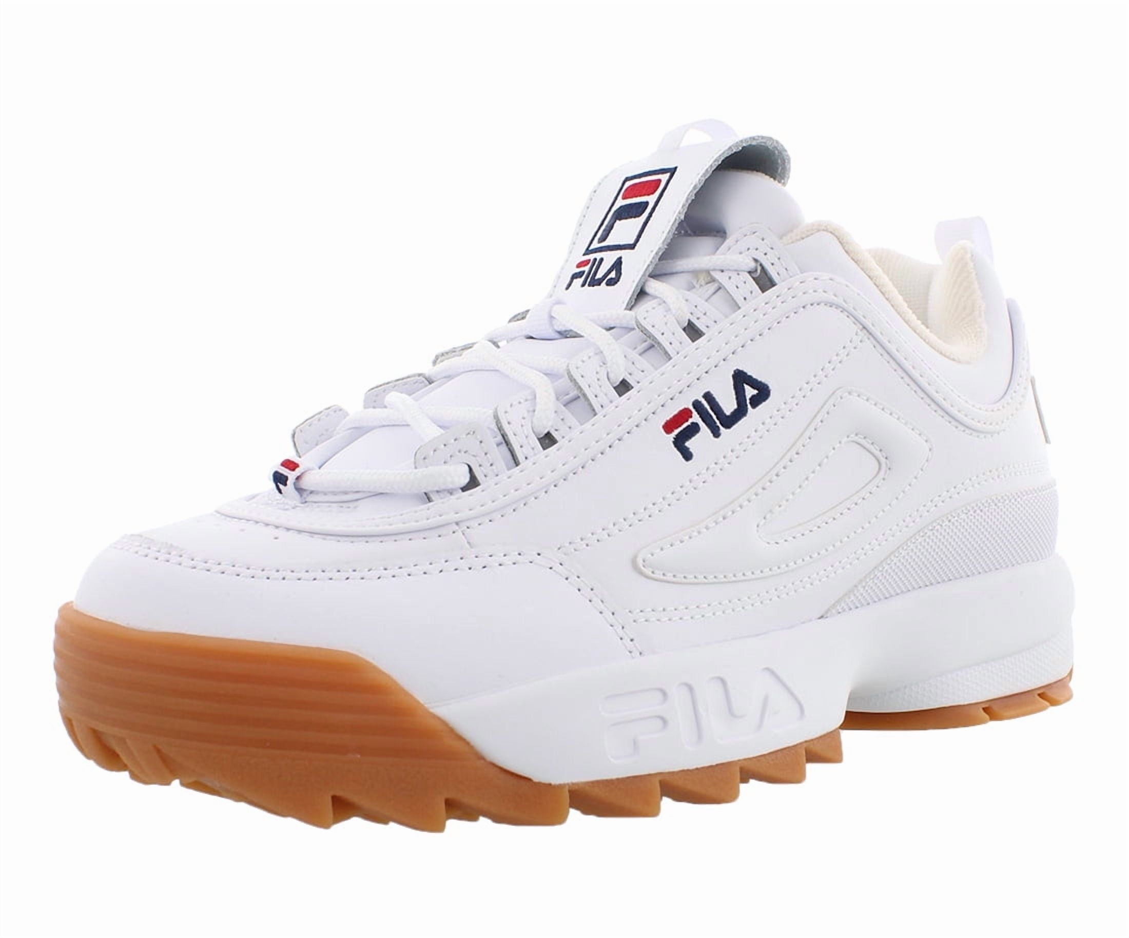 Fila Disruptor II Premium Mens Shoes Size 10, Color: White/Fila