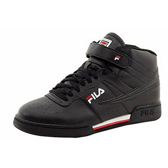 Fila Mens F-13V LEA/SYN, Black/White/Red, 7.5