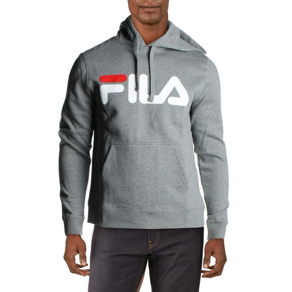 Fila Mens Fiori Logo Long Sleeves Hoodie