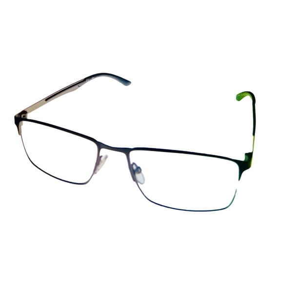 Fila Mens Gunmetal Rectangle Metal Eyewear Frame VF9986. 627. 54mm