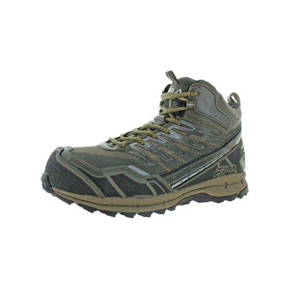 Fila Mens Hail Storm 3 Mid CT Leather Memory Foam Work Boots